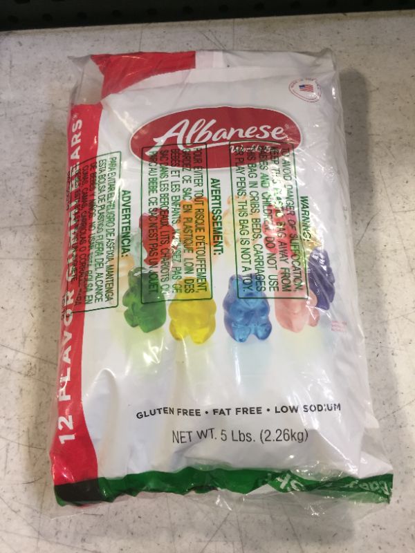 Photo 2 of 2 PACK--Albanese World's Best Gummi, 12 Flavor Bears, 5 Pound--04/2024