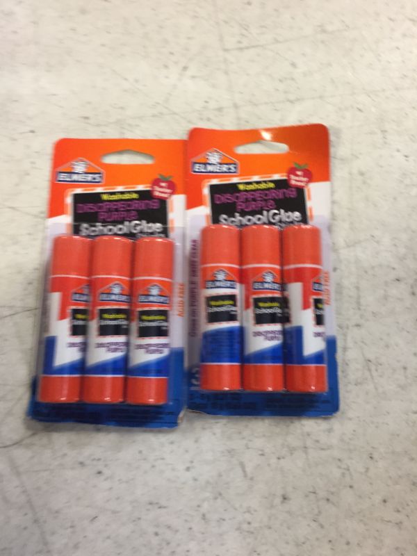 Photo 2 of 2 PACKS- Elmer's E520 .21 Oz Washable School Glue Sticks 3 Count