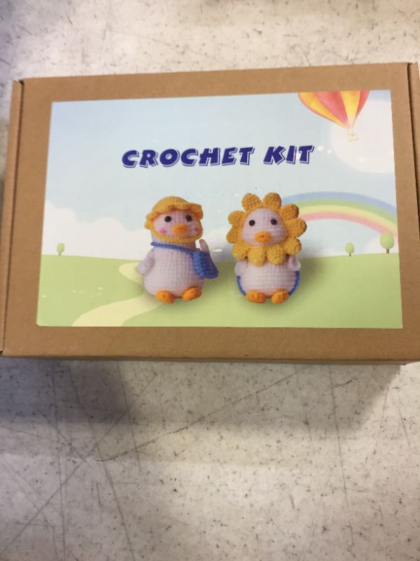 Photo 2 of \
YUXUEWEN Crochet Kit for Beginners, 2Pcs Crochet Animals Knitting Kit for Adults and Kids, Crochet Starter Kit with Step-by-Step Video Tutorial and Instruction
