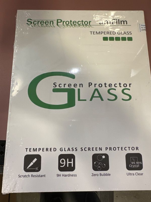 Photo 1 of amFilm 2 Pack OneTouch Auto-Alignment Screen Protector for iPad Air 5/4 10.9 Inch(2022,2020) / iPad Pro 11 inch (2022,2021,2020) Tempered Glass Apple Pencil Compatible