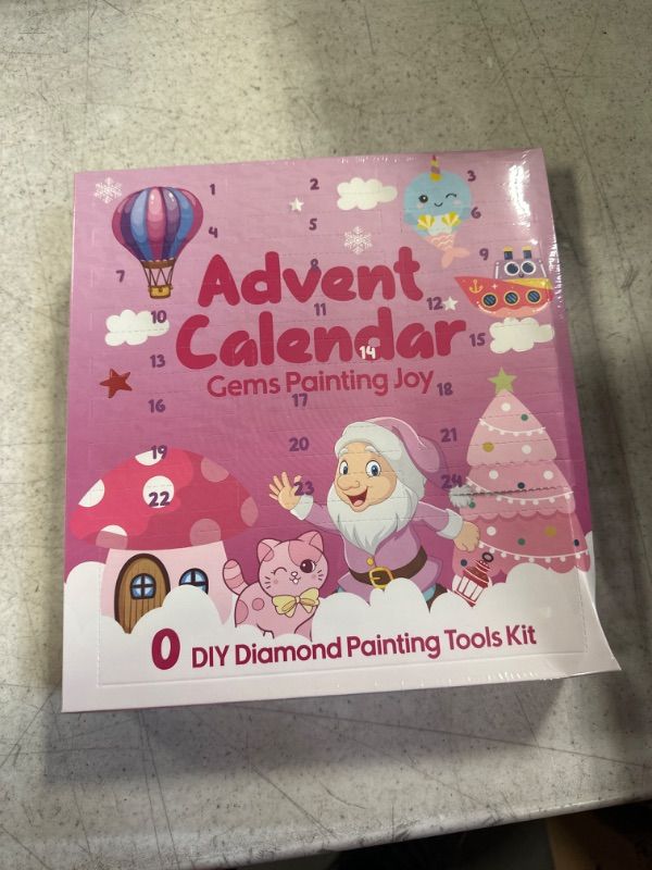 Photo 2 of Diamond Painting Advent Calendar for Girls - DIY Gem Arts and Crafts, Christmas Gifts for Ages 4-12 2-Princess Charms