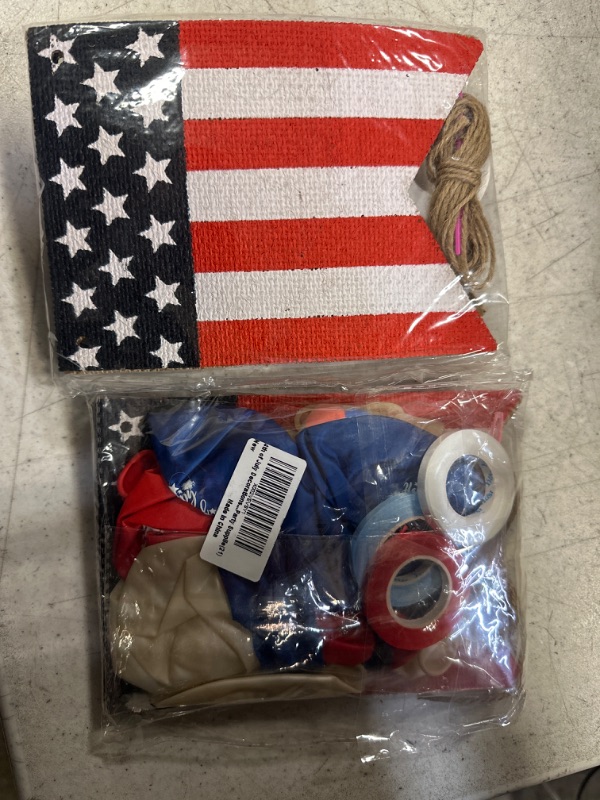 Photo 2 of 2PACK DmHirmg 4th of July Decorations,Patriotic Decorations Include 4th of July Balloon and Fourth of July Decorations,Independence Day Decor for Home Patriotic Party Supplies 21