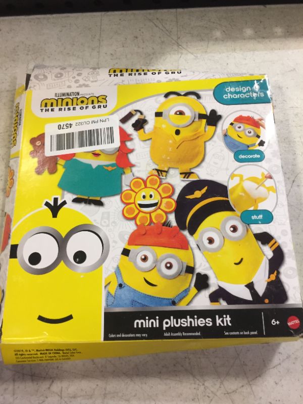 Photo 3 of Mattel ?Minions: The Rise of Gru Mini-Plushies Kit