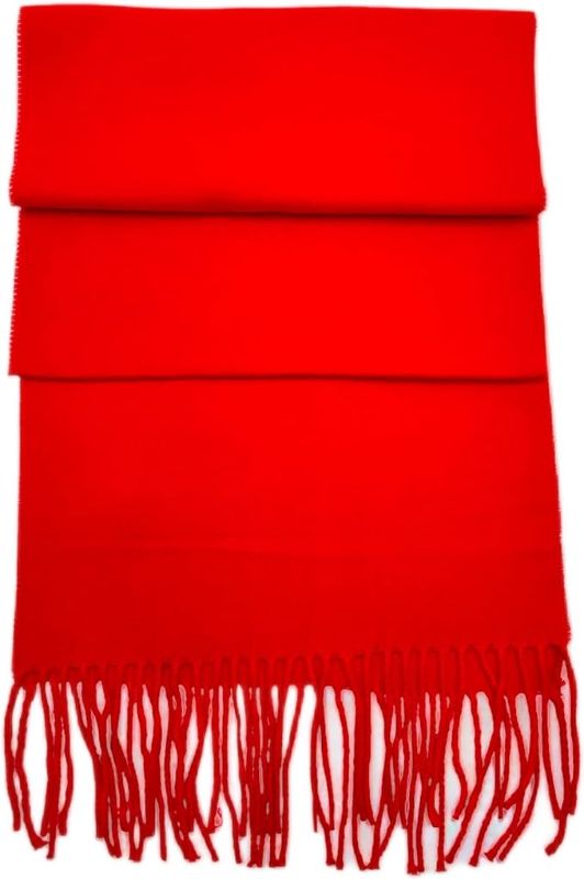 Photo 1 of Cashmere Feel Scarf Unisex Elegant and Classic Design Shawl Wrap for Women and Men
