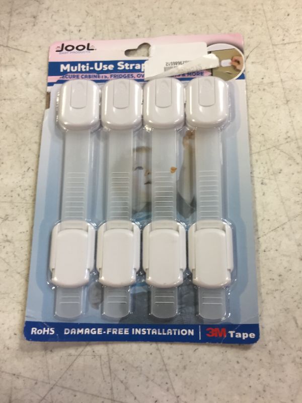 Photo 2 of Child Safety Strap Locks (4 Pack) for Fridge