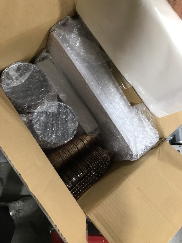 Photo 1 of 175 Piece Rose Gold Dinnerware Set 25 Guest-50 Rose Gold Lace Plastic Plates-25 Rose Gold Plastic Silverware-25 Rose Gold Plastic Cups-25 Rose Gold Paper Napkins, FOCUSLINE Disposable Dinnerware Set
