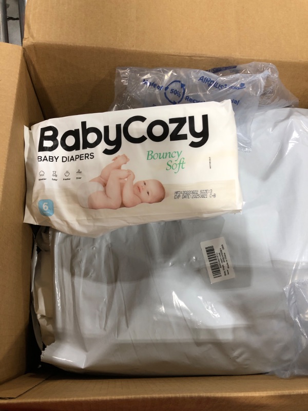 Photo 2 of Baby Diapers Size 3(16-28lb),66 Count Babycozy Dry Disposable Diapers,Bouncy Soft Diapers Hypoallergenic Without Chlorine, Eco Friendly,Stop Overnight Diapers Leak Size 3 (66 Count)