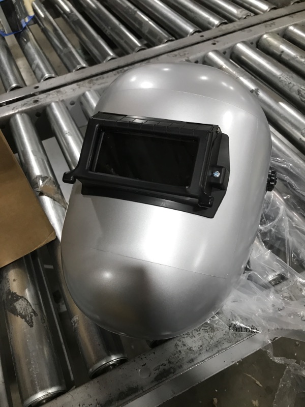 Photo 2 of Jackson Safety PL 280 Welding Hood for Pipeline - Flip Front Welding Helmet - Shade 10 (Multiple Headgear Styles and Colors),Silver 