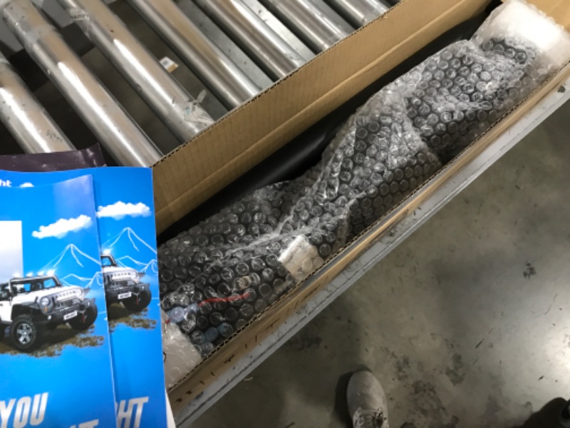 Photo 1 of Nilight 20Inch 126W Spot Flood Combo Led Off Road Light Bar with Front License Plate Mounting Bracket and 16AWG Wiring Harness, 2 Years Warranty 126w Lights+Bracket +Wiring