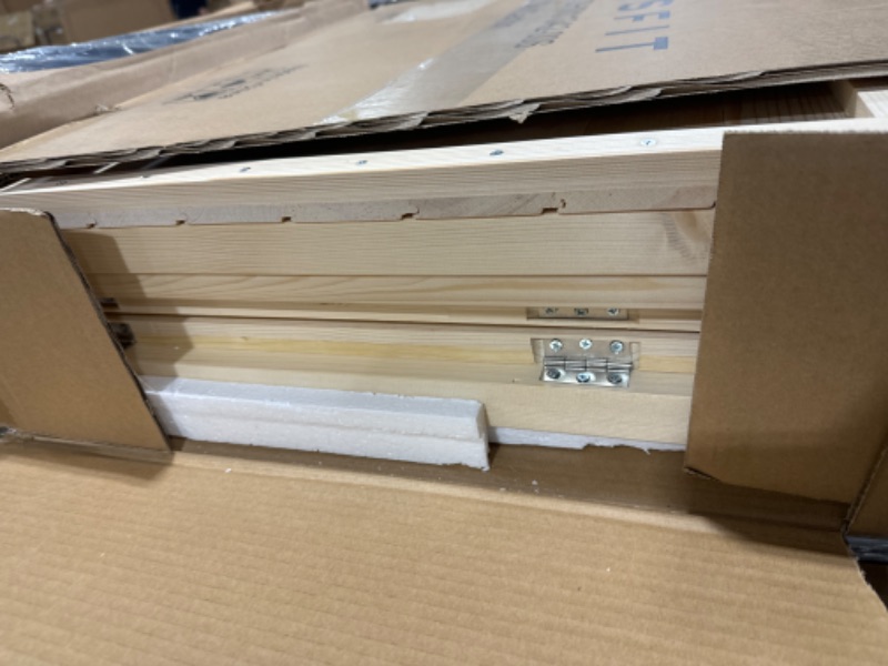 Photo 1 of Petsfit Folding Litter Box Enclosure, No Tools Required for Assembly, Cat Litter Box Furniture Hidden, Fit Most of Litter Box, Dog House Cat House, 30''L×21''W×24.5''H Mediun