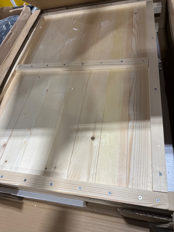 Photo 1 of Petsfit Folding Litter Box Enclosure, No Tools Required for Assembly, Cat Litter Box Furniture Hidden, Fit Most of Litter Box, Dog House Cat House, 30''L×21''W×24.5''H Mediun