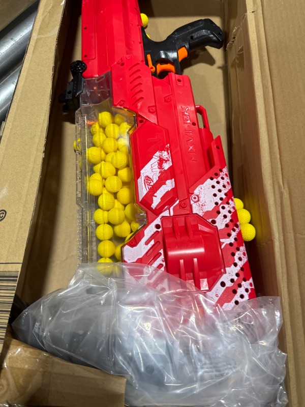 Photo 2 of Nerf Rival Nemesis MXVII-10K, Red (Amazon Exclusive), Frustration-Free Packaging