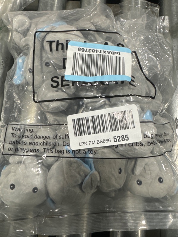 Photo 1 of  Bag of Small Plush Elephants