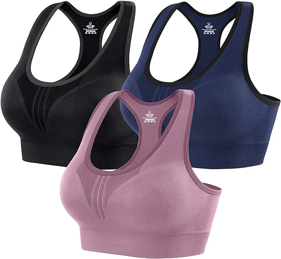 Photo 1 of Heathyoga High Impact Sports Bras for Women Padded Sports Bras for Women Workout Bras for Women Racerback Bras Yoga Bras xxl
