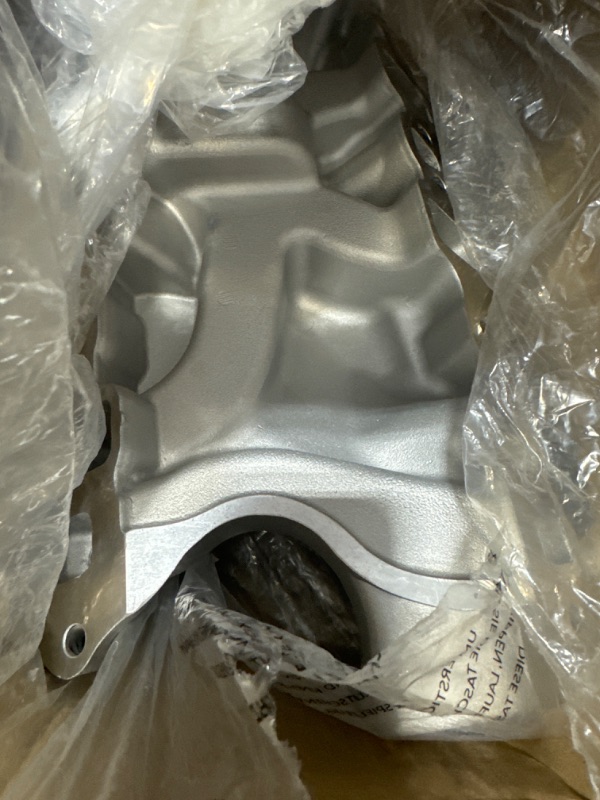 Photo 2 of Intake Manifold Dual Plane Satin Cast Aluminum Compatible with Small Block Ford SBF 260 289 302 Compatible with SBF 260 289 302