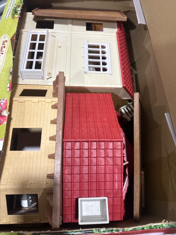 Photo 2 of Calico Critters Red Roof Country Home Gift set, Cottage