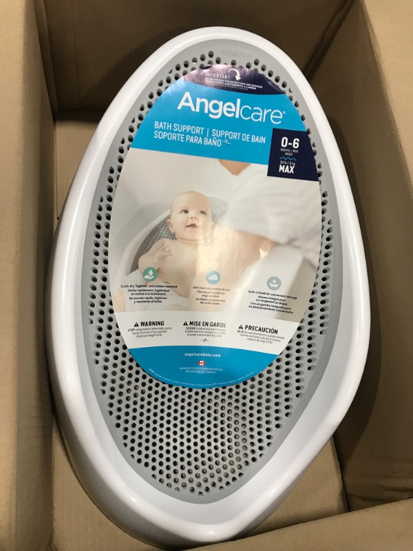 Photo 2 of Angelcare Baby Bath Support (Grey) | Ideal for Babies Less than 6 Months Old