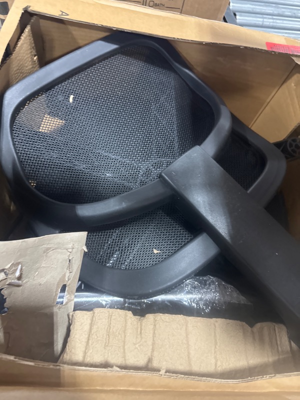 Photo 1 of Amazon Basics Low-Back, Upholstered Mesh, Adjustable, Swivel Computer Office Desk Chair, Black, 21.25"D x 22.5"W x 38"H
