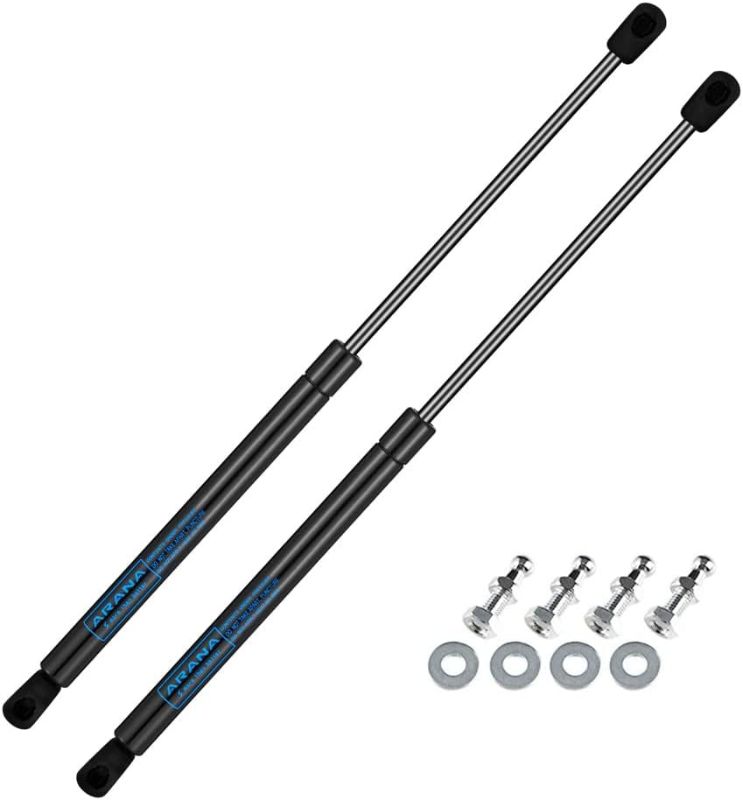 Photo 1 of 20 Inch 200Lb/889N Gas Struts Spring Shocks with L-Type Mount Brackets for Queen King RV Bed Murphy Bed Heavy-Duty Tool Box Cabinet Trap Door Floor Hatch Lid Truck Canopy Cover Trailer 2pcs by IAQWE 20 Inch 200 Lbs