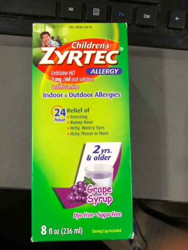 Photo 2 of 24 Hour Allergy Relief Syrup, Grape