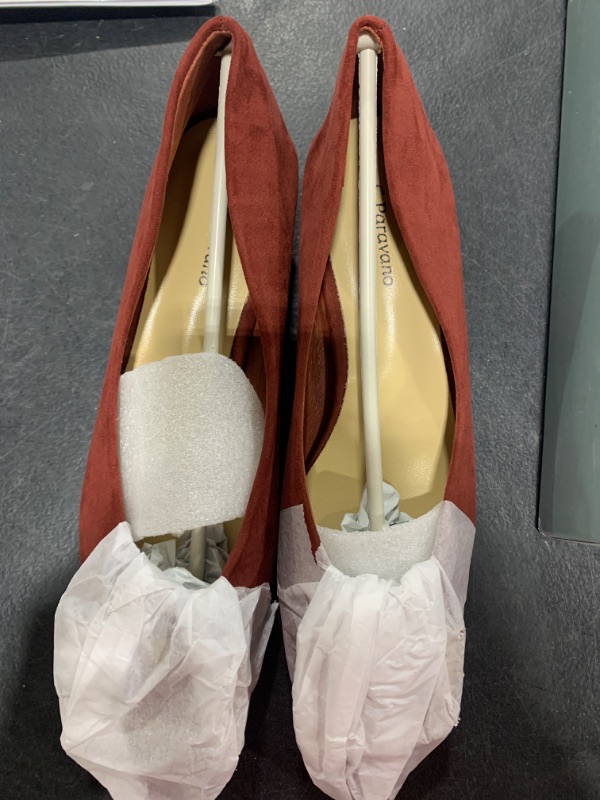 Photo 1 of C.Paravano Women's Pump | Square Toe Low Block Heels | Closed Toe Chunky Heels | Low Heel Pumps SIZE SAYS 41