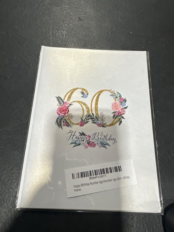 Photo 1 of Pop Up Card, 60 Th Birthday Card, Happy Birthday Gift For Men, Women, Brother, Sister, Mom, Dad And Friend
