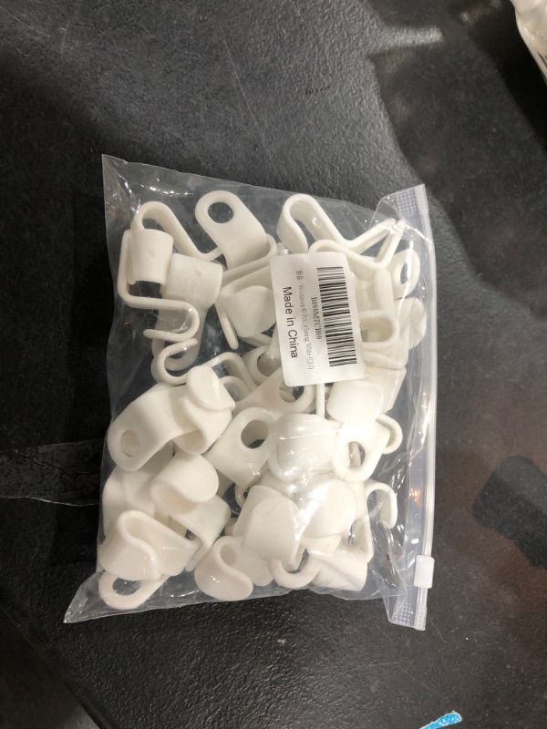 Photo 1 of 40 Pcs Clothes Hanger Connector Hooks, Outfit Hangers, Hanger Extender Clips, Cascading Hanger Hooks, Household Strong Load-Bearing Closet Hook, Clothes Hangers Space Saving, White (Q13)
