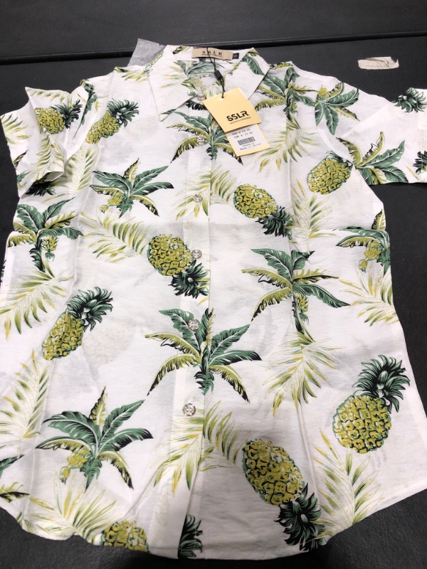 Photo 2 of BUTTON DOWN PINEAPPLE TOP XS