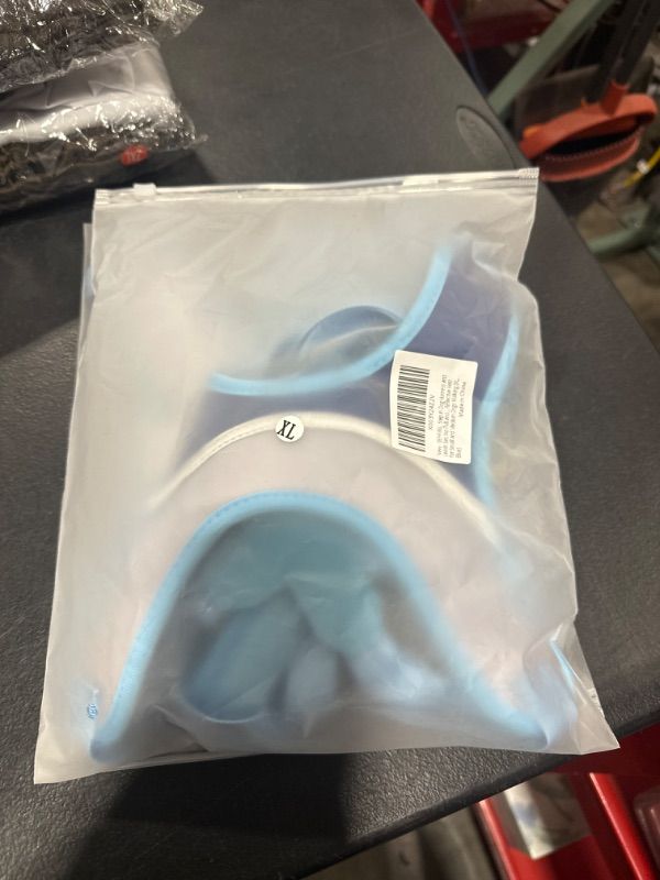 Photo 1 of BEYFIRG_ Dog Harness and Leash Set for Small and Medium Sized Dogs, Lightweight & Soft Puppy Harness, Adjustable and Reflective Harness Set for Training, Walking (XL, Blue) XL(Chest:23.5~26.5“?* Notice Chest Size Blue