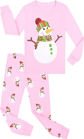 Photo 1 of Benaive Christmas Pajamas Set Boys Girls, Holiday Pjs for Boy Cotton Pajama, 2-Piece Children Kids Sleepwear Pants Set SIZE 18-24M 
