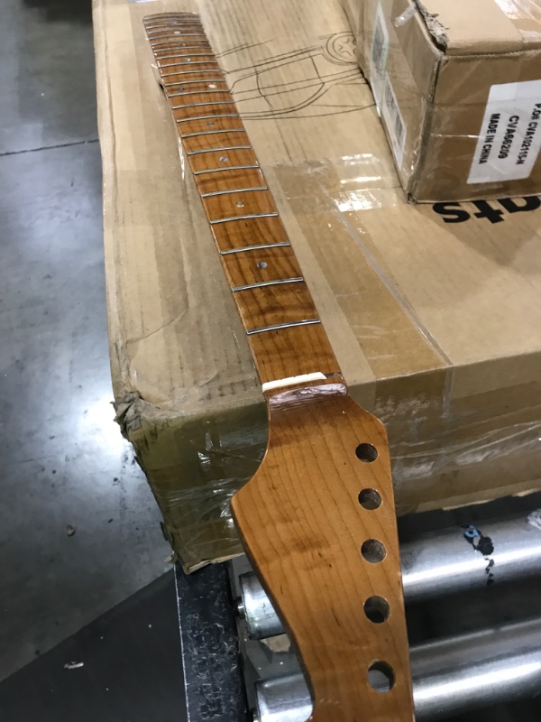 Photo 3 of Leo Jaymz Electric Guitar Neck Standard Series - One Piece Selected Roasted Maple - Compatible with TL Style Neck - 21 Frets, 9.5","C" Shape (Collection N-TL Maple?