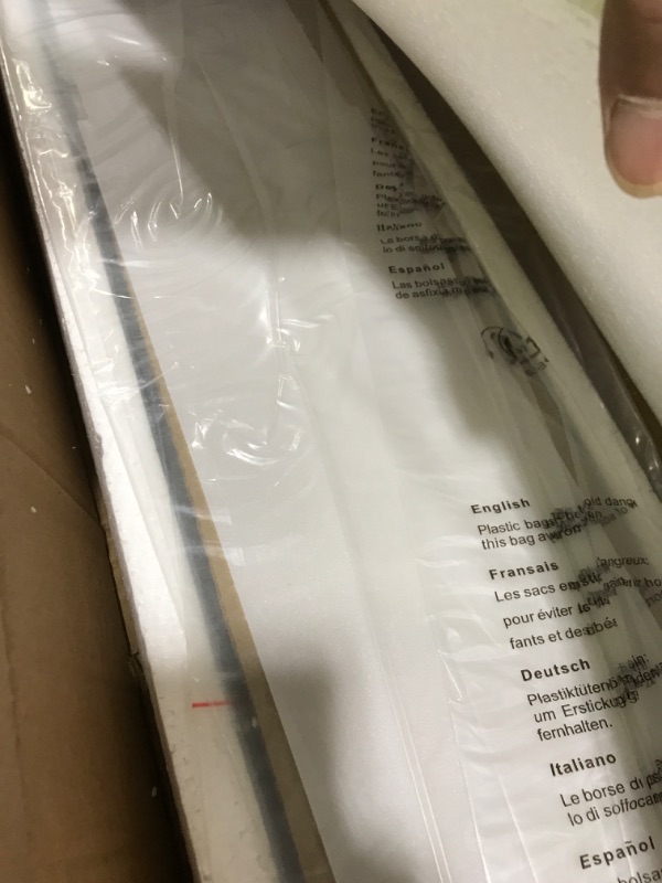 Photo 1 of EDISLIVE Dimmable LED Ceiling Light with Remote Control 3000K-6000K Minimalist Modern Wood Flush Mount Ceiling Light Low Profile Light Fixture Grey