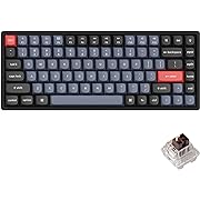 Photo 1 of Keychron K2 Pro Wireless & Wired RGB Custom Mechanical Keyboard with Hot-swappable K Pro Brown Switch, QMK/VIA Programmable Macro, 75% Layout Aluminum Frame Keyboard for Mac Windows Linux