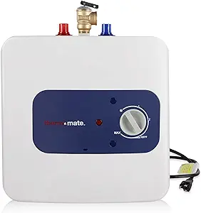 Photo 1 of thermomate Mini Tank Electric Water Heater ES250 2.5 Gallons Point of Use No Wait for Hot Water Under Kitchen Sink 120V 1440W, Wall or Floor Mounted, UL Listed
