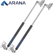 Photo 1 of ARANA 23 inch 200LB Gas Struts Shocks Piston Springs with L Mounting Bracket, 23" 889 N Lift-Support for Heavy Duty Lid Murphy Bed RV Bed Outdoor Box Lid Trap Door Floor Hatch(Fit 160-220LB), 2Pcs
