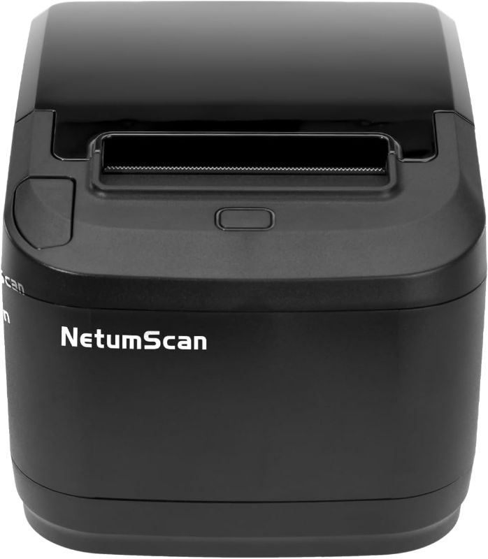 Photo 1 of NetumScan 80mm Thermal Receipt Printer, USB POS Printer with Auto Cutter Cash Drawer, USB Serial Ethernet Interface Support Windows/Mac/Linux, Restaurant Kitchen Printer for ESC/POS
