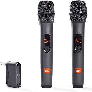 Photo 1 of JBL Wireless Two Microphone System with Dual-Channel Receiver, Black