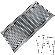 Photo 1 of MixRBBQ 27 inch Ash pan for Chargriller 1224 1324 2121 2222 2727 2828 2929 Charcoal Grill, Fire Grate Replacement Part with 2pcs Fire Grate Hanger, 27" Drip Pan
