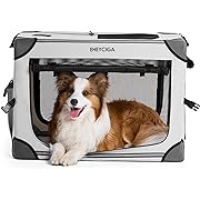 Photo 1 of EHEYCIGA Collapsible Soft Dog Crate 30 Inches, Portable Travel Dog Crate for Medium Dogs, Dog Kennel Indoor & Outside, Foldable Dog Crate with 4-Door Mesh Windows
