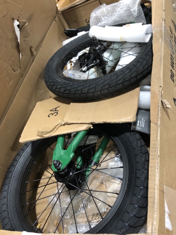 Photo 2 of Mongoose Legion Freestyle Kids BMX Bike, Entry Level Performance, Steel Frame, 16-20 Inch Wheels, Boys and Girls Green 16-Inch Wheels Legion L16