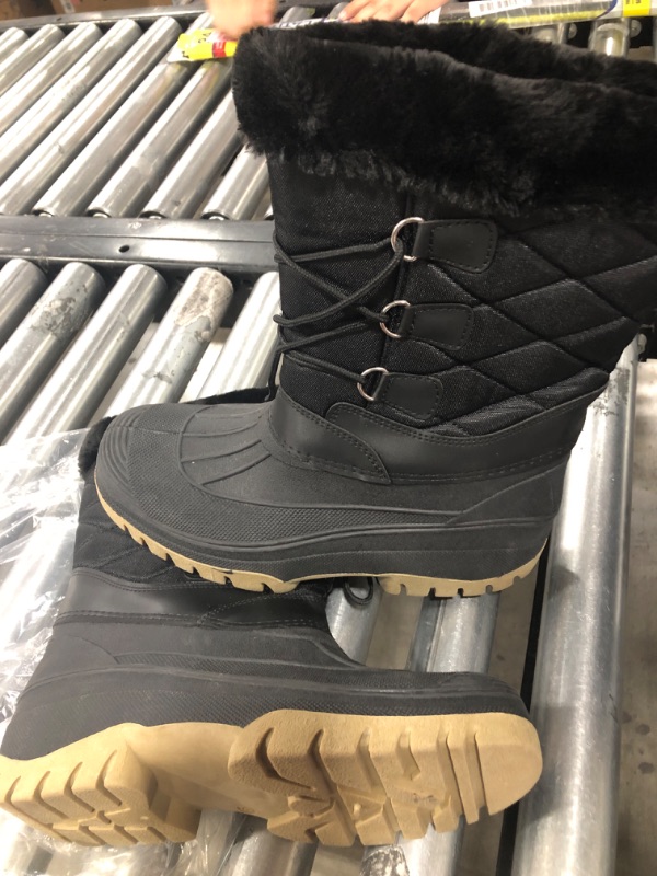 Photo 1 of winter boots in black foe women size 9