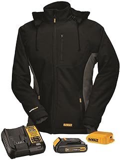 Photo 1 of DEWALT DCHJ066C1-M 20V/12V MAX Women's Heated Jacket Kit, Black, Medium