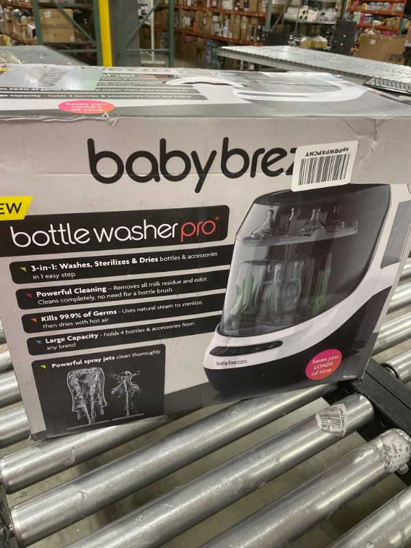 Photo 1 of Baby Brezza Bottle Washer Pro - Baby Bottle Washer, Sterilizer + Dryer - All in One Bottle Cleaner Machine Replaces Tedious Bottle Brushes and Hand Washing