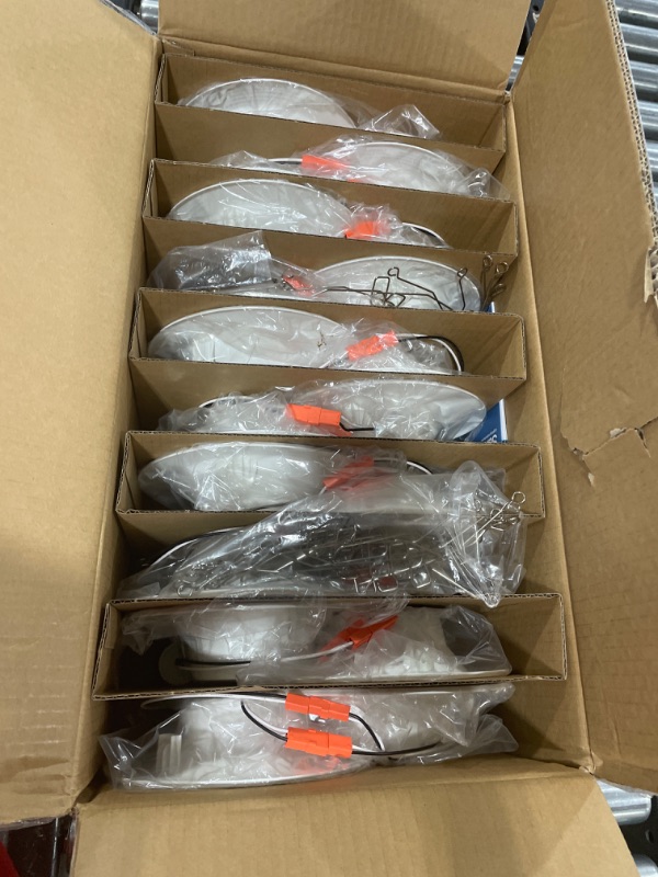 Photo 1 of Sunco 20 Pack LED Recessed Lighting 6 Inch, Selectable 2700K/3000K/3500K/4000K/5000K 50,000 Hour Lifetime, Dimmable Can Lights, Baffle Trim, 13W=75W, 965LM, Damp Rated, Retrofit Installation - UL