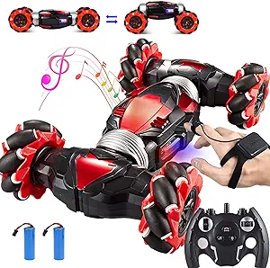 Photo 1 of Gesture Sensing RC Stunt Car with Light & Music, Gesture RC Car, Hand Controlled Remote Control Car, 4WD OffRoad Drift Twist Car, Best Birthday Gift for Boy Kid Age 6 7 8 9 10 11 12 Year Old