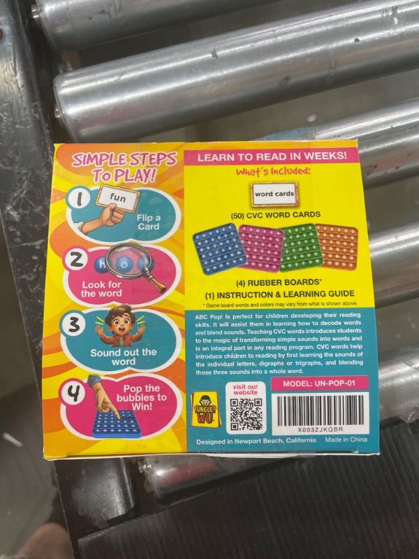 Photo 1 of ABC POP LEARN TO READ IN WEEKS GRADES PRE K-3
