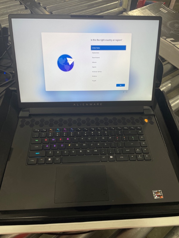Photo 3 of Dell M17 R5 by_Alienware Gamer Laptop (Ryzen 9 6900HX, 64GB RAM, 2TB NVMe SSD, NVIDIA GeForce RTX 3080 TI 16GB, Windows 11 Home) Notebook PC w/ Gaming Bundle Accessories
