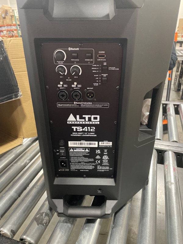Photo 4 of Alto Professional TS412 2500W 12" 2-Way Active Loudspeaker with Bluetooth