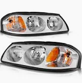 Photo 1 of AUTOSAVER88 Headlight Assembly and Fog Light Set Compatible with 2000-2005 Chevy Impala (Bundle product)