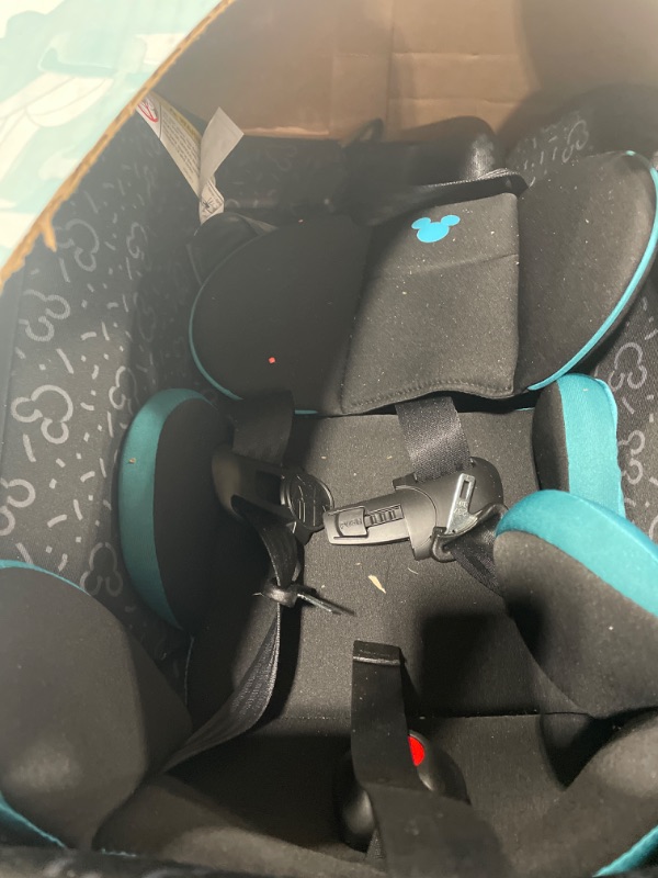 Photo 3 of Disney Baby Jive 2 in 1 Convertible Car Seat,Rear-Facing 5-40 pounds and Forward-Facing 22-65 pounds, Mickey Teal